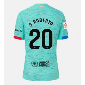 Lacne Muži Futbalové dres Barcelona Sergi Roberto #20 2023-24 Krátky Rukáv - Tretina